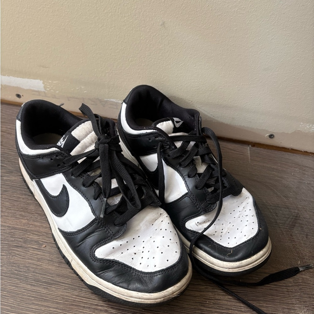 Nike Black and White Low-Top Sneakers